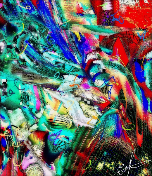 Multivariate Glitch Print