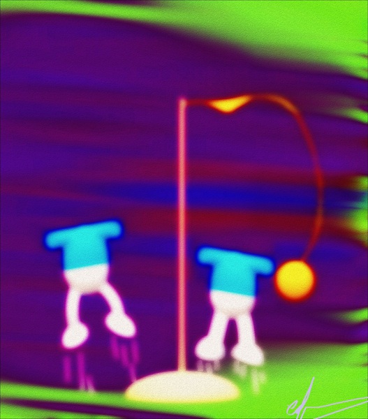Tetherball Print