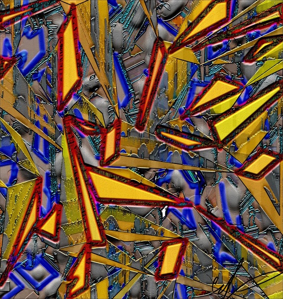 The Process of Smashing a Stained Glass Window by Ed Purchla