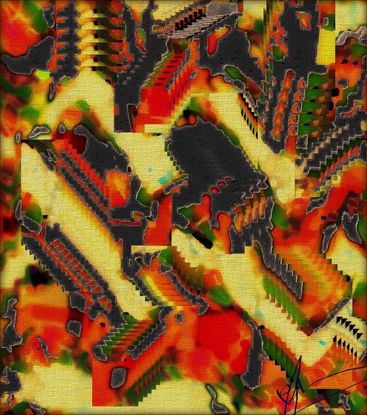 Tomatoescalators Print