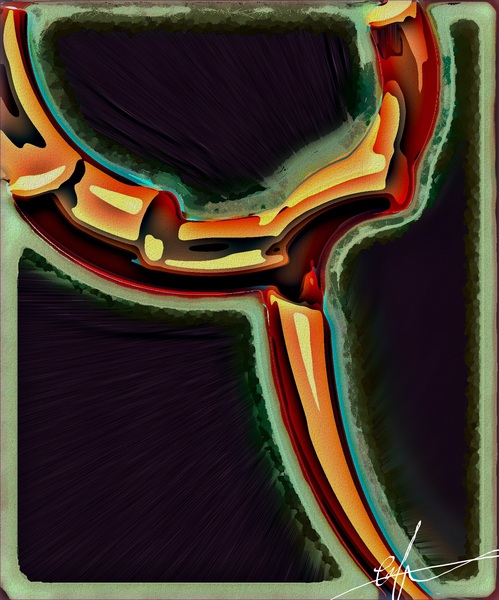 Wishbone Bugle Print