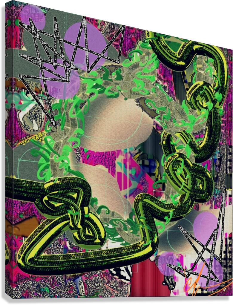 Clandestine Quarters of the Spring Snake Canvas Print