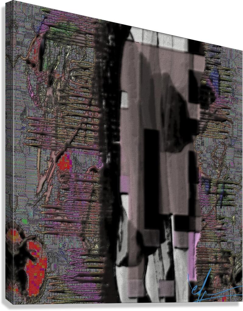 The Graying Area Canvas Print