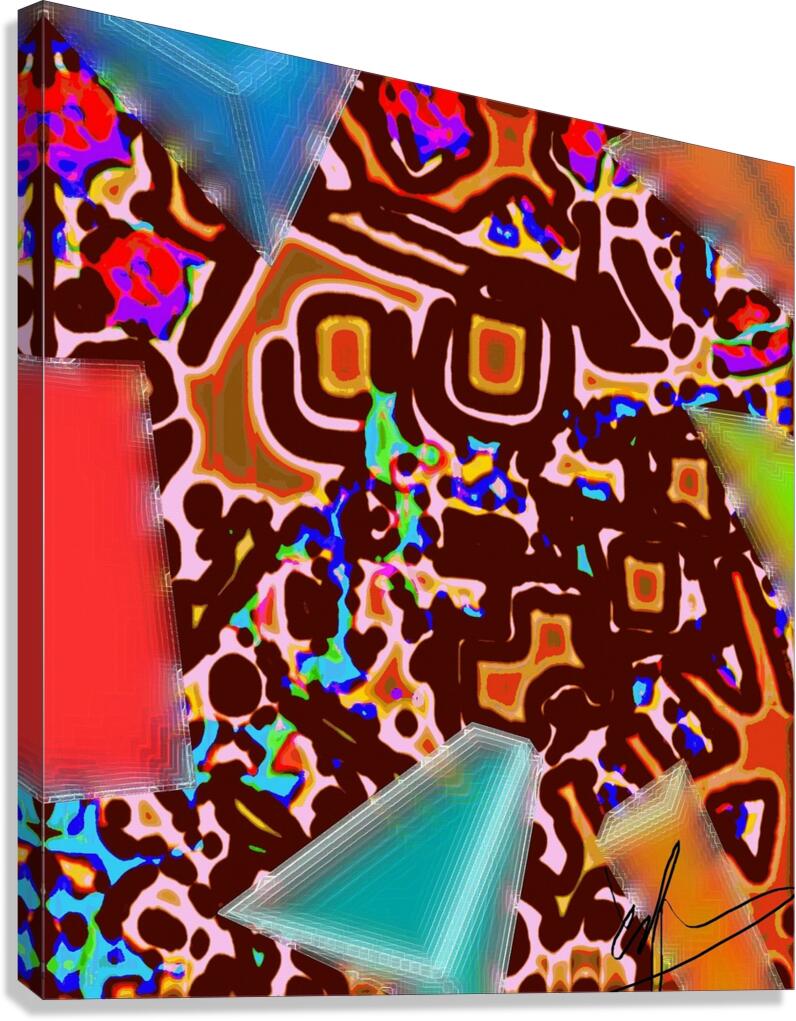 Labyrinthian Code Canvas Print