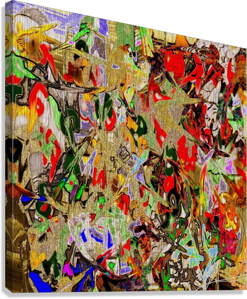 Numbers by Paint Canvas Print