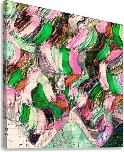 Fluid Circuitry Canvas Print