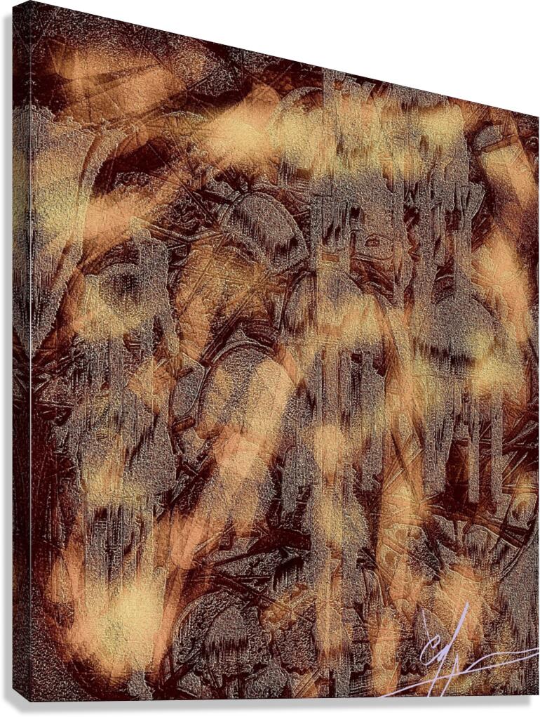 Ancient Orange Canvas Print