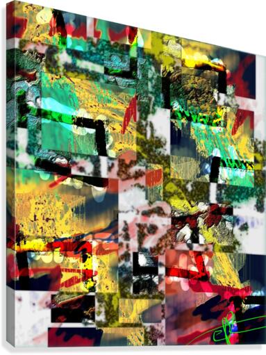 Scraps Tábla Canvas Print
