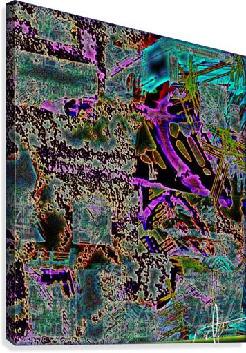 Leaching Away Canvas Print