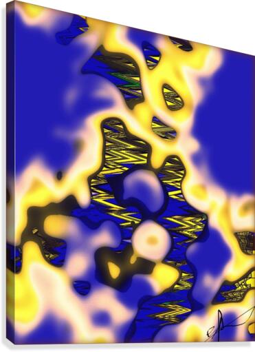 Vitelligenous Shock Canvas Print