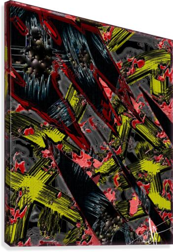 Bashed Borosilicate Bonanza Canvas Print