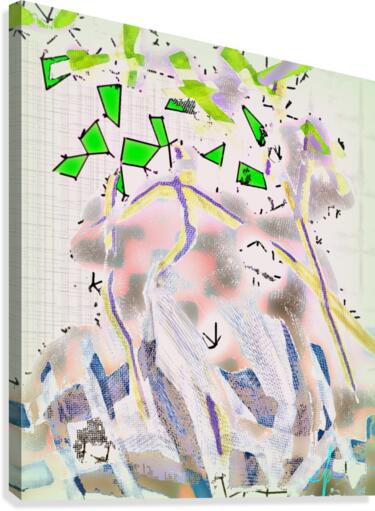 Big Data Anemochory Canvas Print