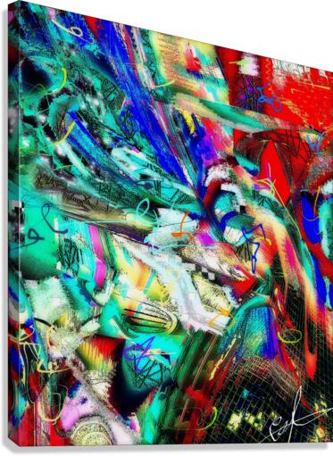 Multivariate Glitch Canvas Print