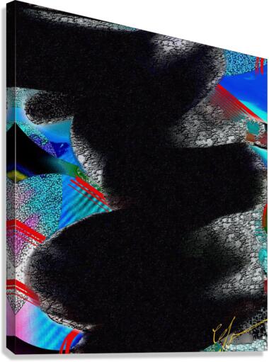 Blot Redaction Canvas Print