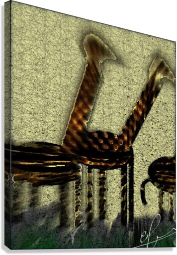Giraffes Canvas Print