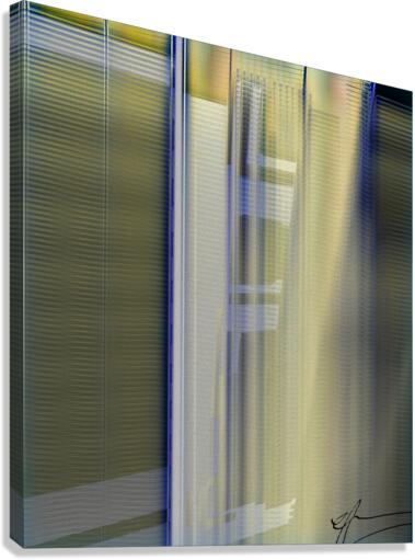 Through the Blinds Canvas Print