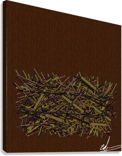 Straw Bale Canvas Print