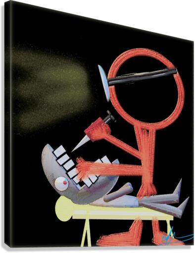 Dentophobia Canvas Print