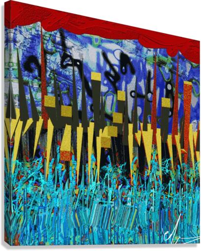 The Threshing Canvas Print