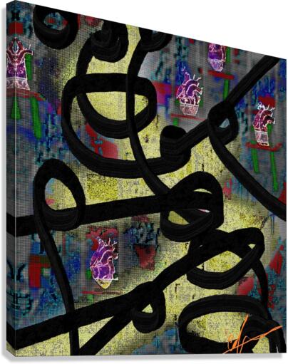 Dark Hearts Canvas Print