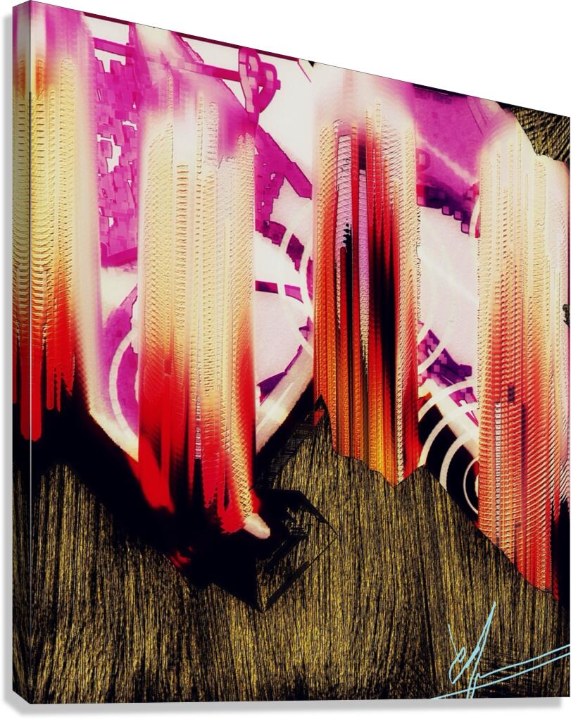 Yanar Dag Canvas Print