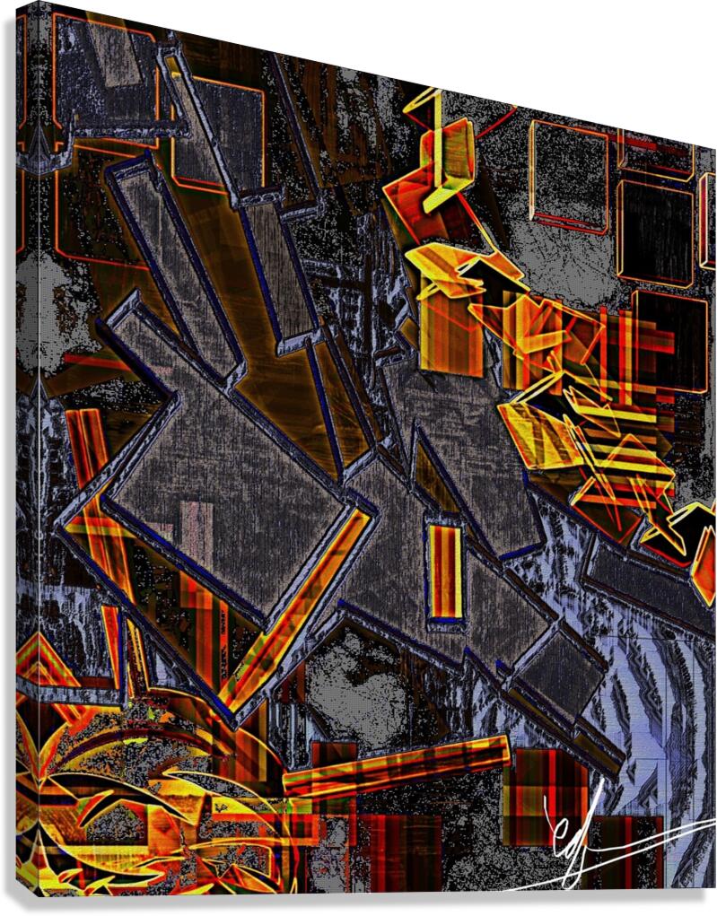 Retrocausality Canvas Print
