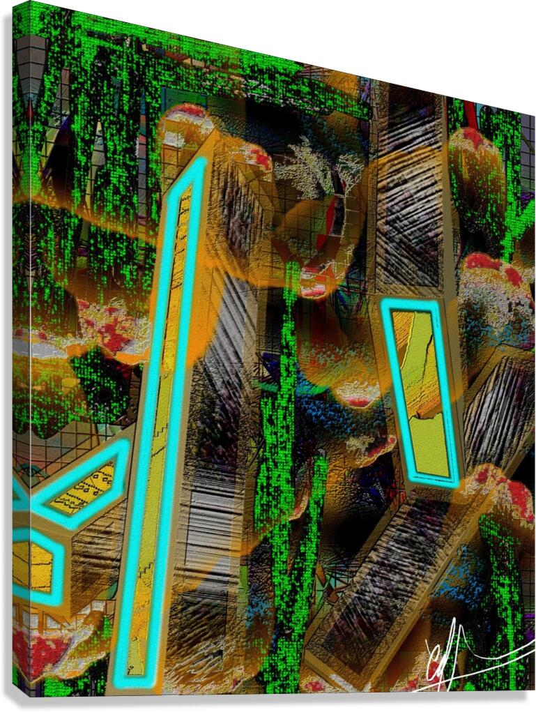 Pleochroic Cacti Canvas Print