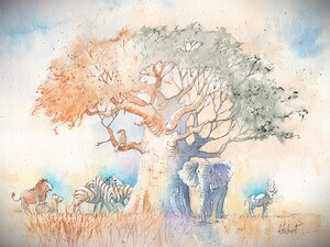 The tree of life - Horizontal print