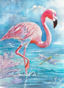 Pink Flamingo - Florida