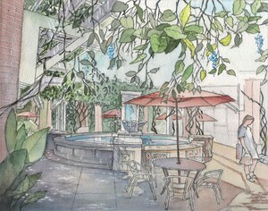 Winter Garden Water Fountain - Florida