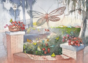 Monarch Sculpture in Downtown Winter Garden