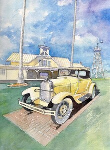 Celebration Golf Club - The Yellow car