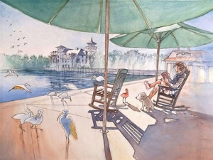 CELEBRATION by the Lake Under the Umbrellas