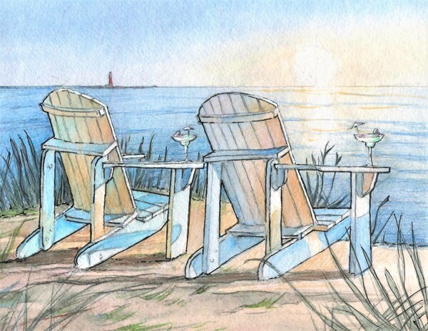 Sunset at the Beach in Florida  Print