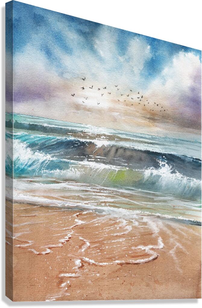 A Florida beach early in the Morning  Canvas Print