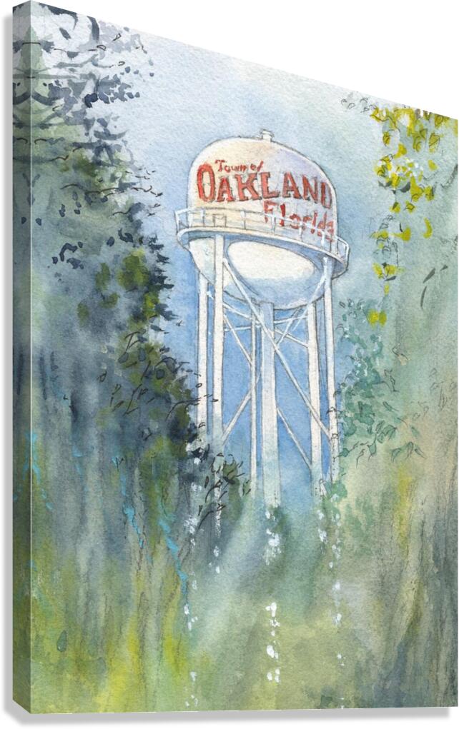 Oakland Water Tower Canvas Print