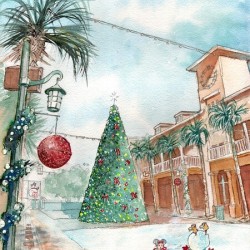 Magic of Christmas in the heart of Celebration Florida
