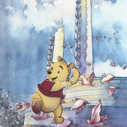 Winnie the Bear in Celebration