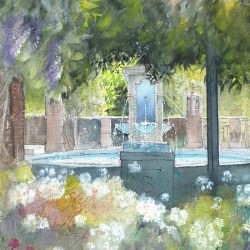 Winter Garden Fountain of Light