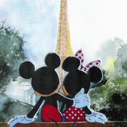 Two lovers in Paris 1