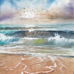 A Florida beach early in the Morning