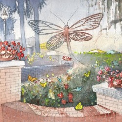 Monarch Sculpture in Downtown Winter Garden