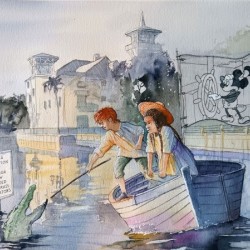 The Children and the gator