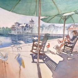 CELEBRATION by the Lake Under the Umbrellas