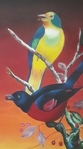 A Family Of Birds by Binod Dawadi