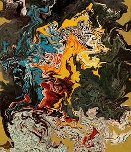 Abstract Painting 1 by Binod Dawadi