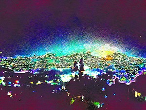 Cityscape At Night 71 by Binod Dawadi