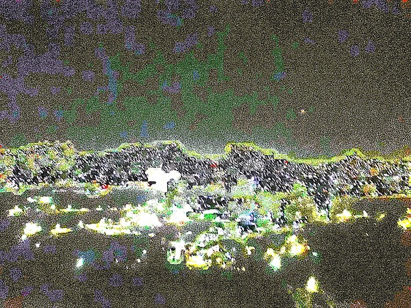 City Scape At Night 66 by Binod Dawadi Print