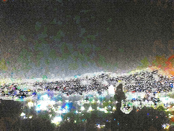 Cityscape At Night 2 by Binod Dawadi   Copy Print