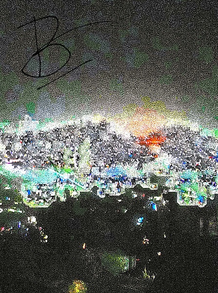 Cityscape by Binod Dawadi Print